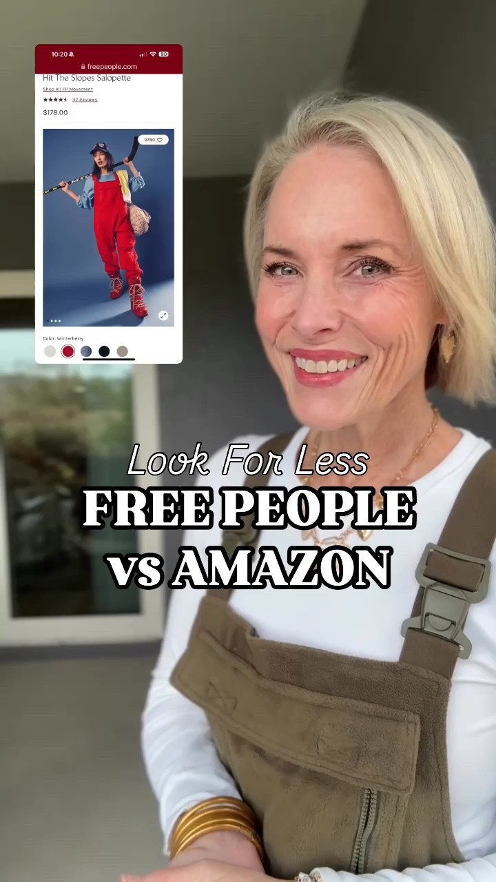 Free People vs. Amazon: Fleece Overalls Face-Off!

✨ Free People: $178 | Sizes XS-XL | 5 colors
✨ Amazon: $53.99 | Sizes XS-XXL | 6 colors

Both have that cozy fleece vibe with adjustable straps, zippered pockets, and a relaxed fit that’s perfect for layering over sweaters or under jackets. The Amazon version is so similar and a total steal for under $55!

Whether you’re hitting the slopes or just staying cozy at home, these overalls are a winter must-have.

💬 Are you team save or team splurge? Let me know below!

#WinterStyle 
#LookForLess 
#AmazonVsFreePeople
#amazonfinds
#founditonamazon
#affordablefashion
#laurenoggsgee
#over50style 
#lookalike
#shopltk
#ltkover50
#ltkover40
#outfitinspo 
#lookforless
#getyourcolonoscopy
#ltksalealert 
#ltkseasonal 
#ltkover40



#LTKSeasonal #LTKSaleAlert #LTKOver40