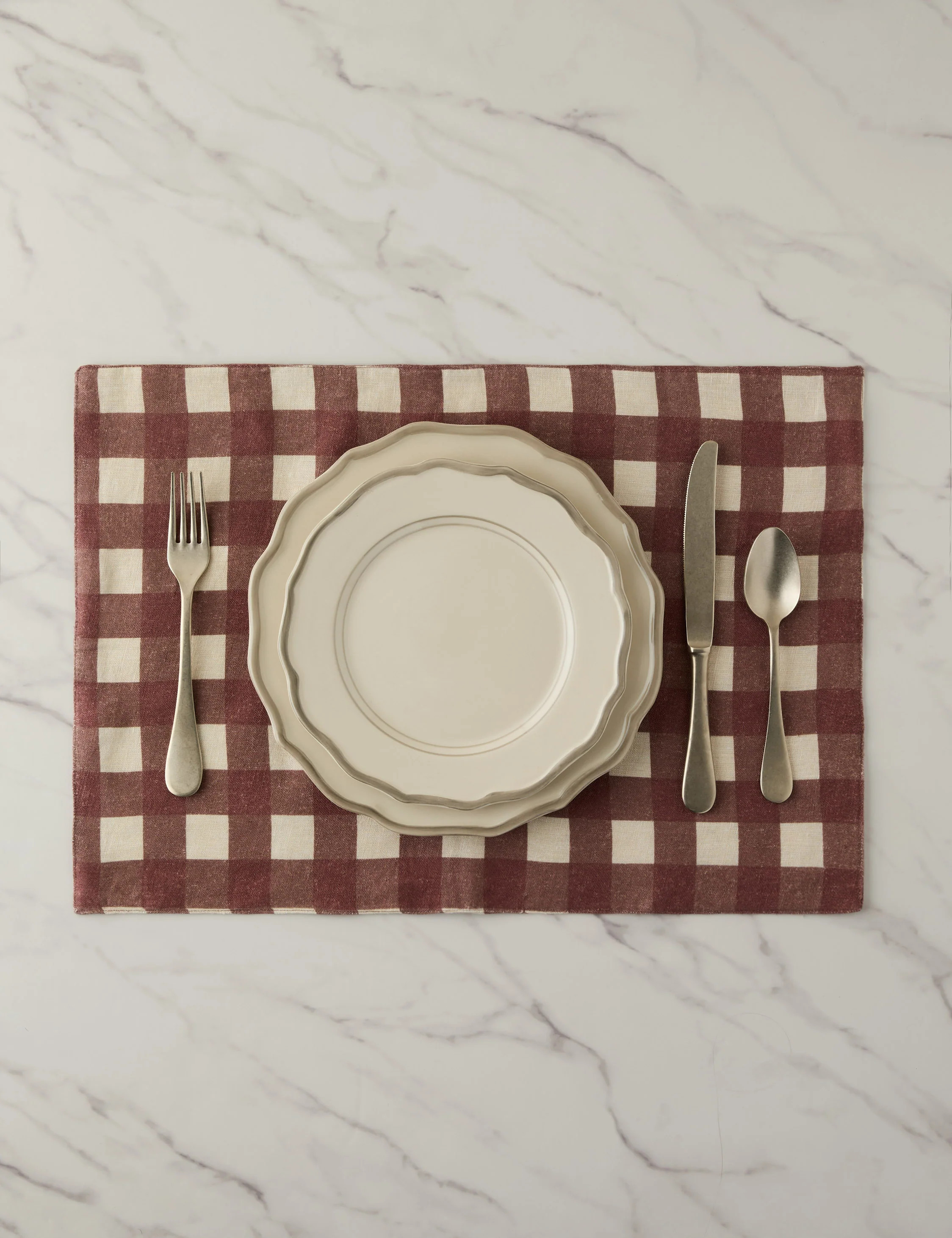 Baker Table Linens by Heidi Caillier, Russet | Lulu and Georgia 