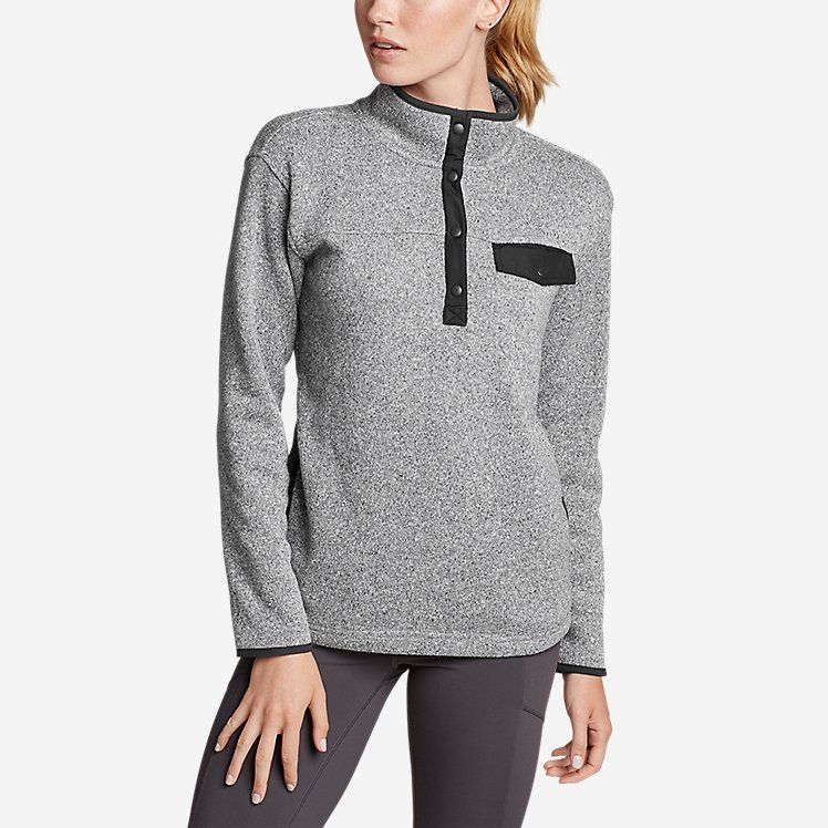 Radiator Fleece Snap Mock Neck | Eddie Bauer, LLC