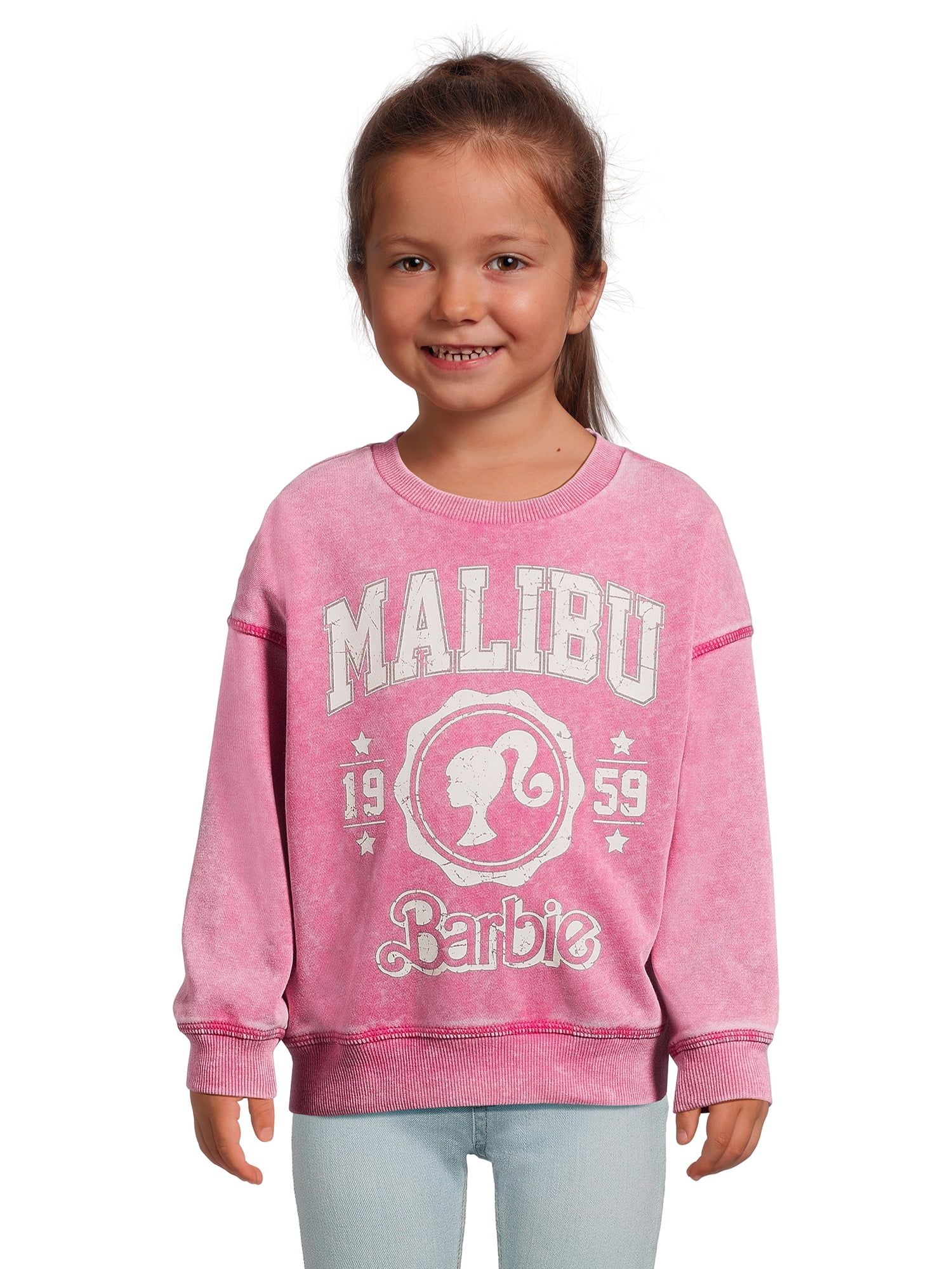 Barbie Toddler Girl Crewneck Sweatshirt, Sizes 2T-5T - Walmart.com | Walmart (US)