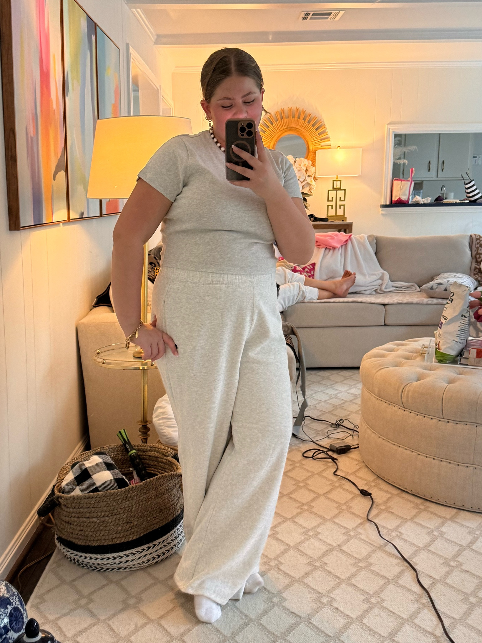 Back to school shopping with Olivia. Teenager back to school! Hollister has so many great T-shirts and wide like sweatpants.

#LTKMidsize #LTKBacktoSchool #LTKFindsUnder50