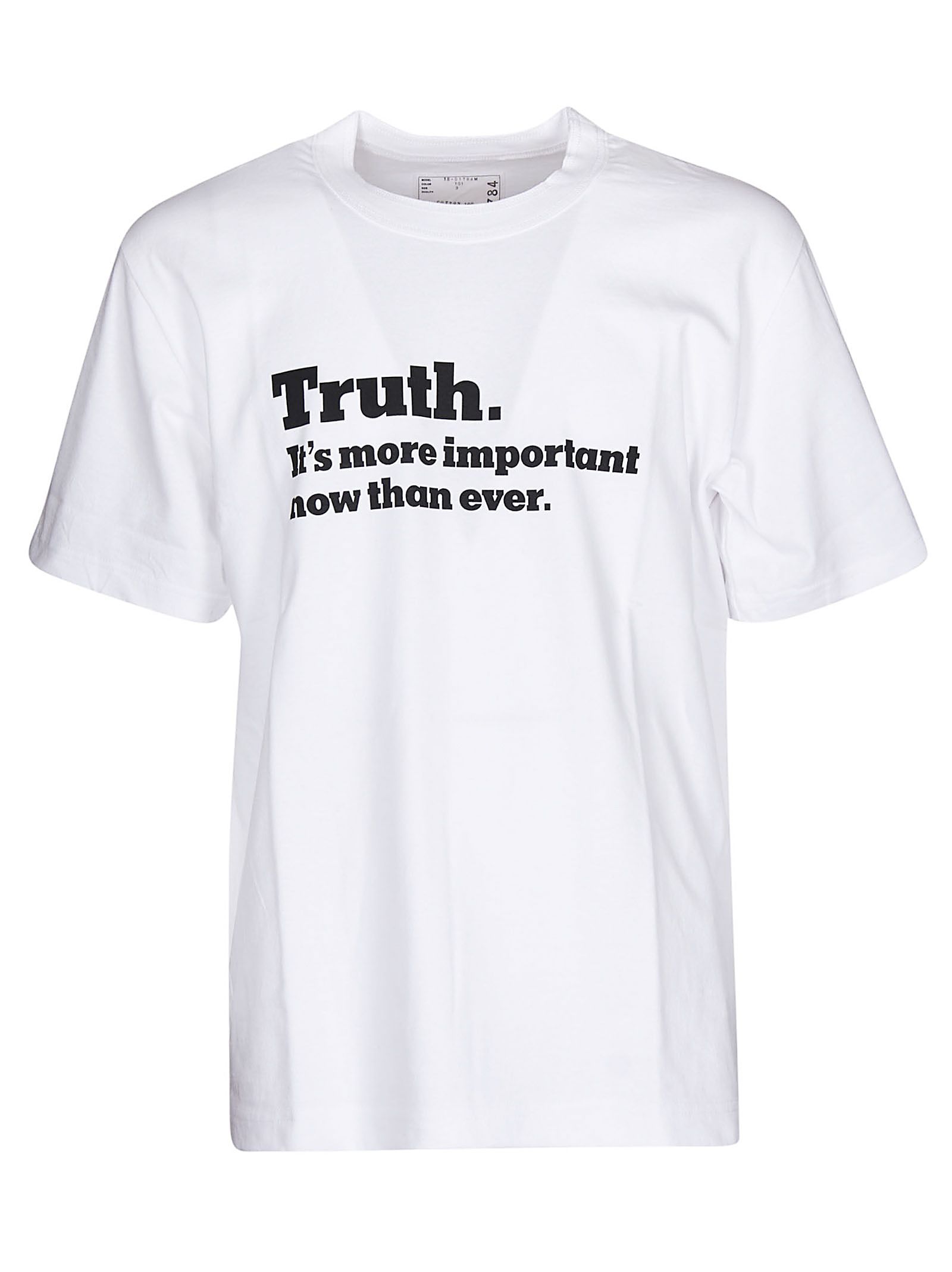 Sacai Truth T-shirt | Italist.com US