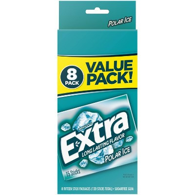 Extra Sugar-Free Polar Ice Gum Value Pack - 15ct/8pk | Target