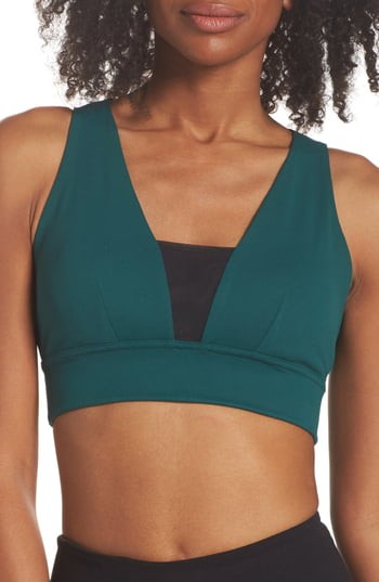Women's Zella Marilyn Sports Bra, Size X-Small - Green | Nordstrom