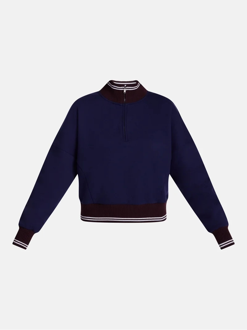 Avia Women's Quarter Zip Fleece Pullover, Sizes XS-XXXL | Walmart (US)