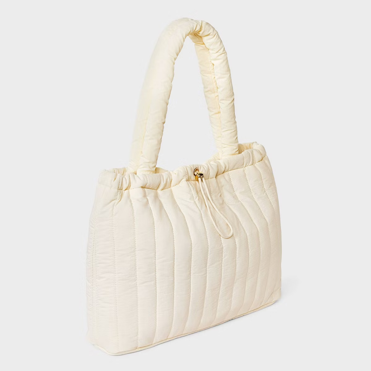 Quilted Drawstring Tote Handbag - Universal Thread™ Yellow | Target