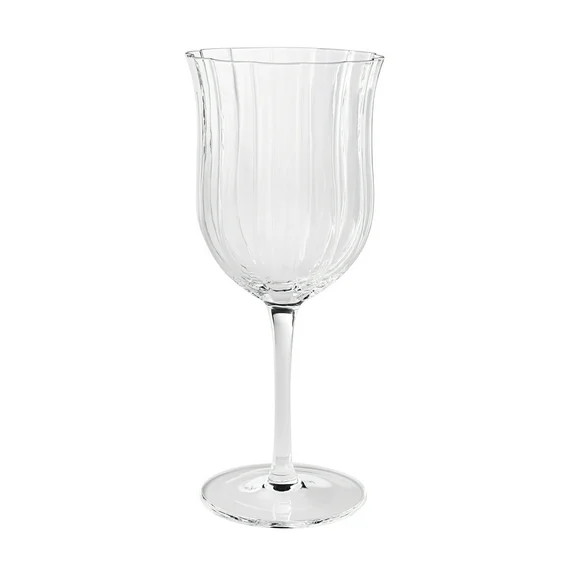 The Pioneer Woman Colette 13-Ounce Scalloped White Wine Glass, Clear | Walmart (US)
