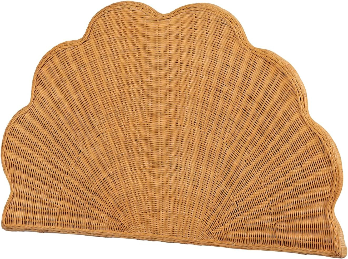 South Shore Bloom Rattan Wall-Mounted Headboard Shell, Twin, Natural | Amazon (US)