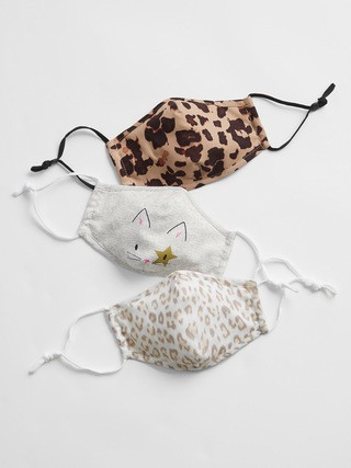 Kids Contour Mask with Filter Pocket (3-Pack) | Gap Factory