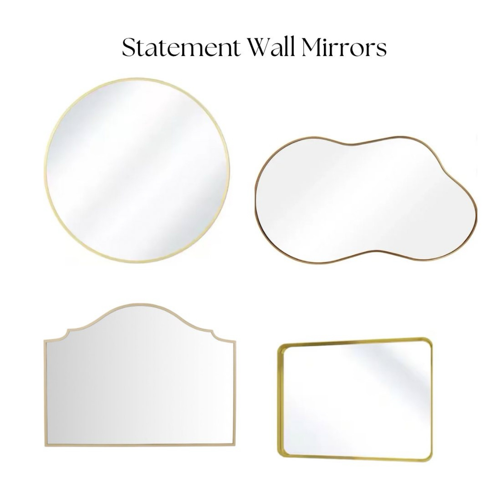 Statement Wall Mirrors 

#LTKHome #LTKStyleTip