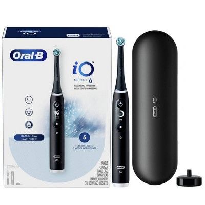 Oral-B iO6 Power Toothbrush - Black - 1ct | Target