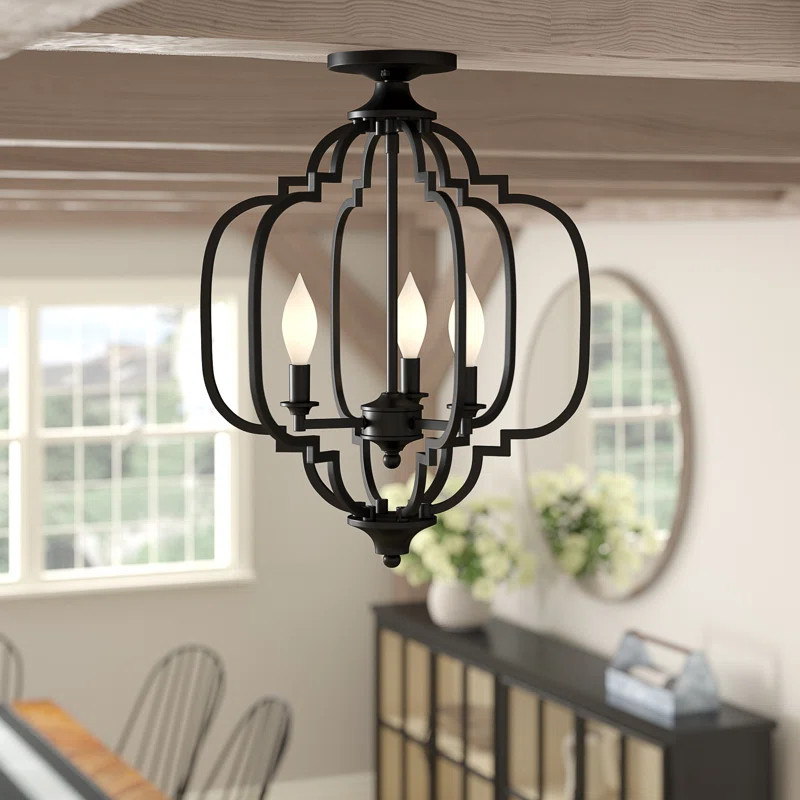 Wingo 3-Light Semi Flush Mount | Wayfair North America