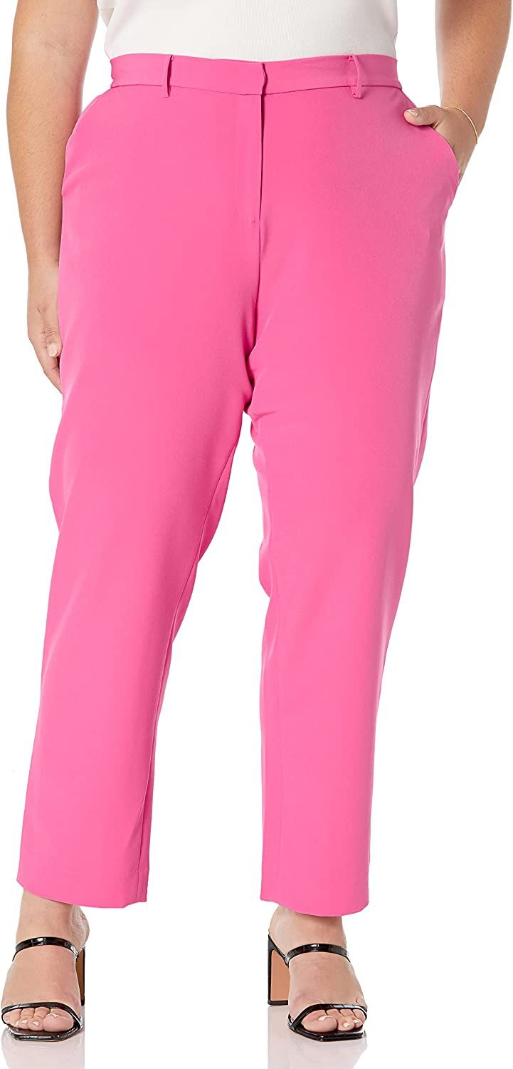 The Drop Women's Abby Flat Front Pant | Amazon (US)