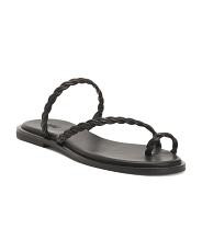 Leather Allegra Flat Sandals | TJ Maxx