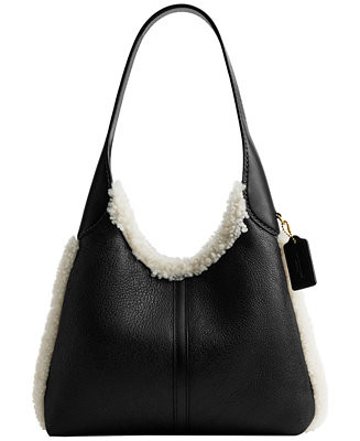 Brooklyn Medium Shearling Shoulder Bag 28 | Macy's