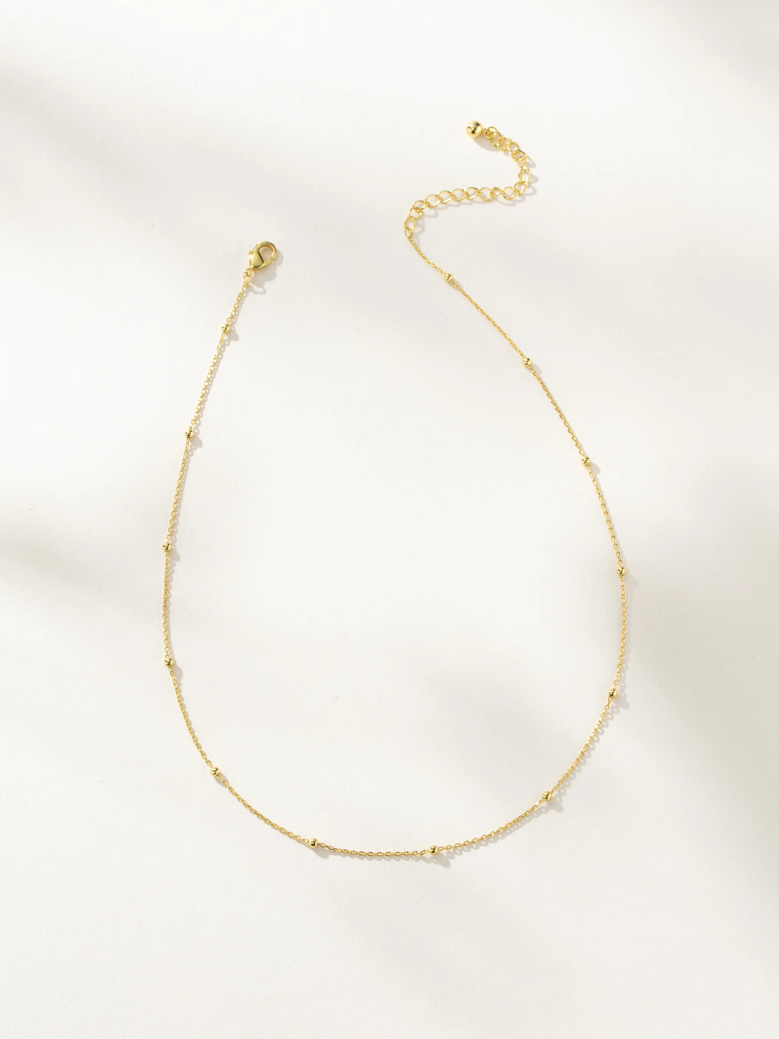 Satellite Dainty Chain Necklace in Gold or Silver | Uncommon James | Uncommon James