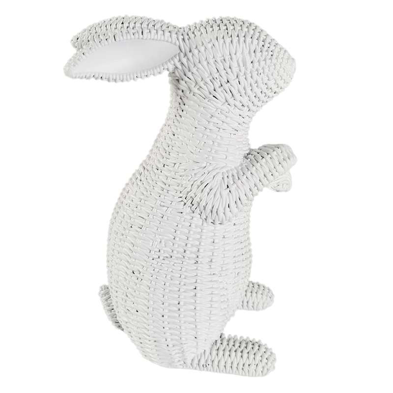 Providence White Textured Bunny, 8" | At Home