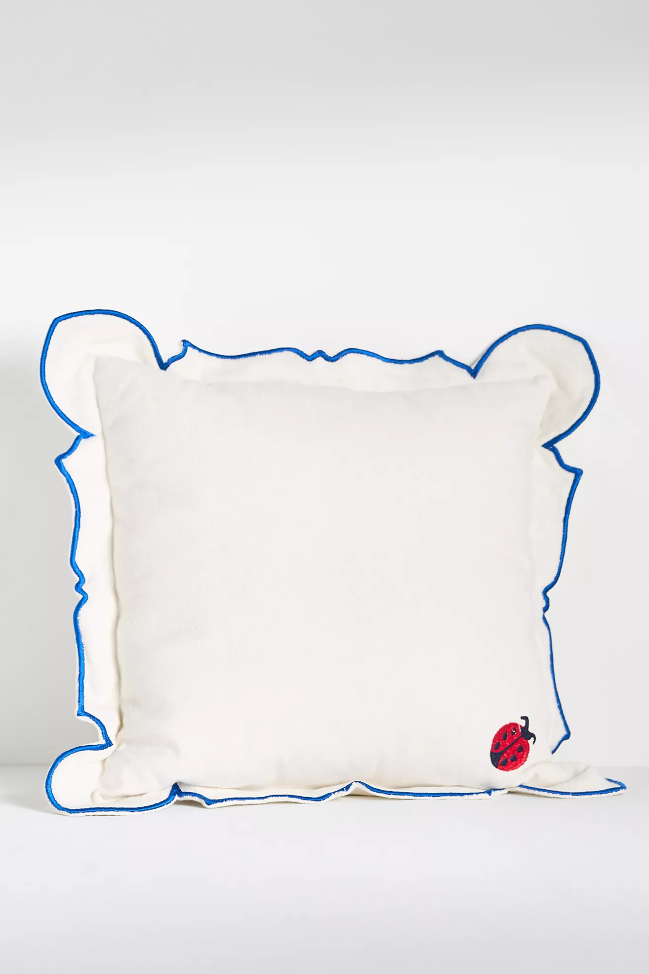 Penelope Cotton Embroidered Icon Pillow | Anthropologie (US)