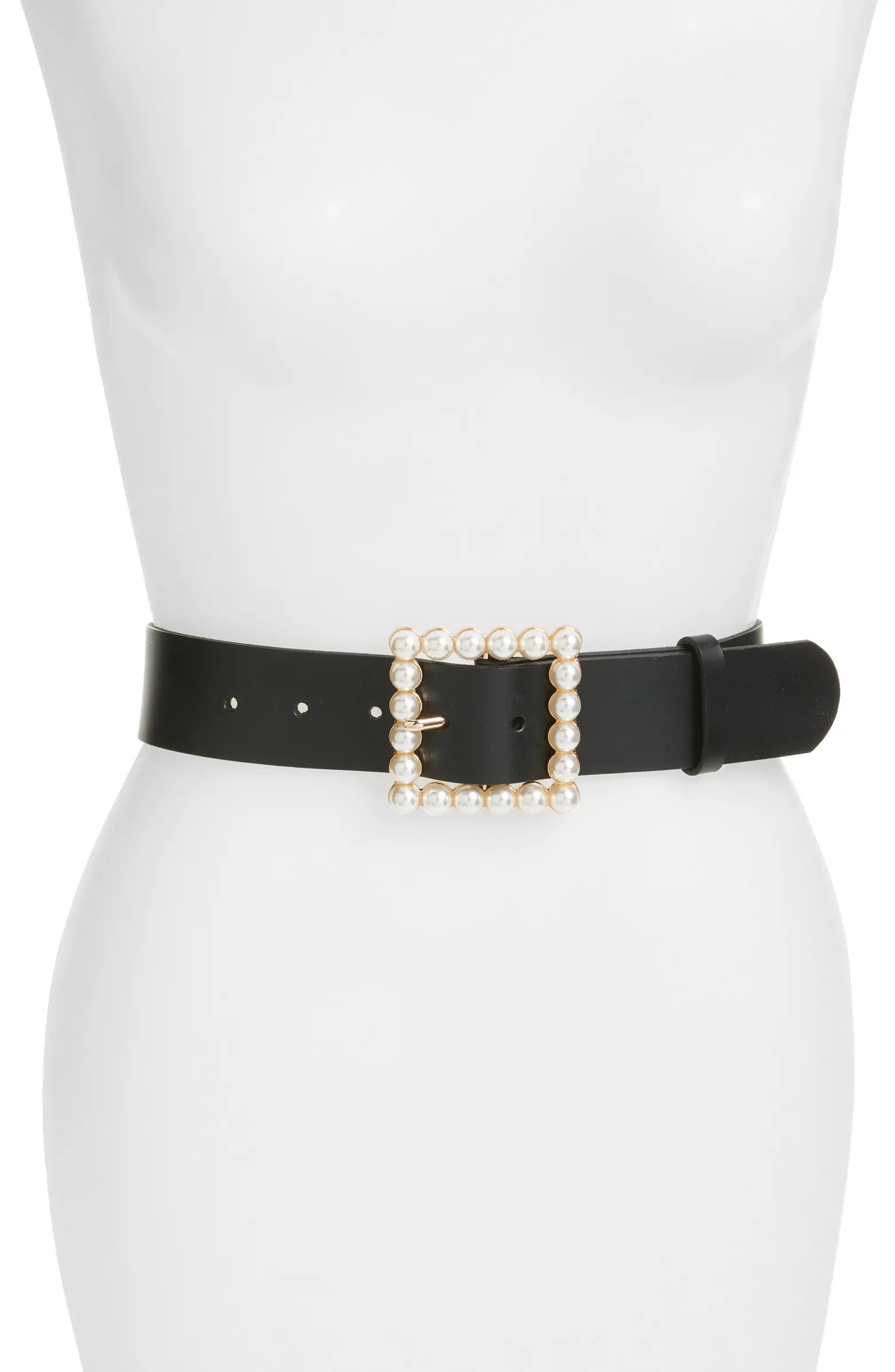 Nordstrom Pearly Buckle Belt | Nordstrom | Nordstrom