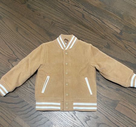 Toddler varsity jacket cute for now through the spring! 

#LTKkids #LTKSeasonal #LTKsalealert