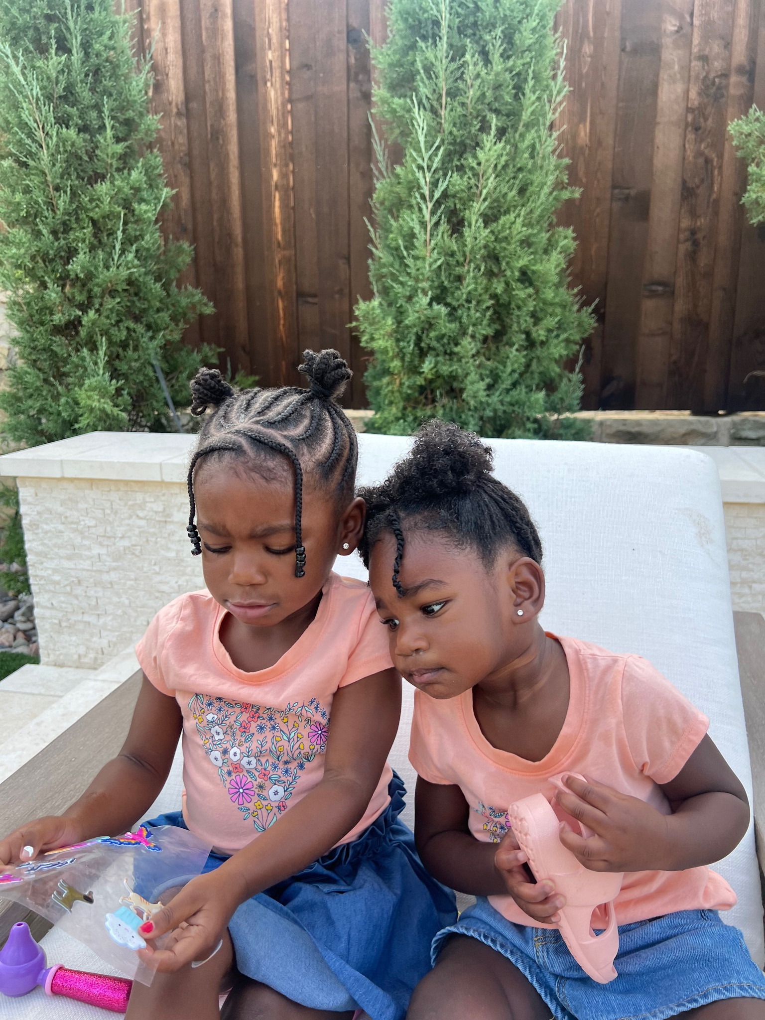Monday mornings with the girls! Pink and denim are a girls favorite! Shirts from Target! 

#LTKunder50 #LTKkids #LTKFind