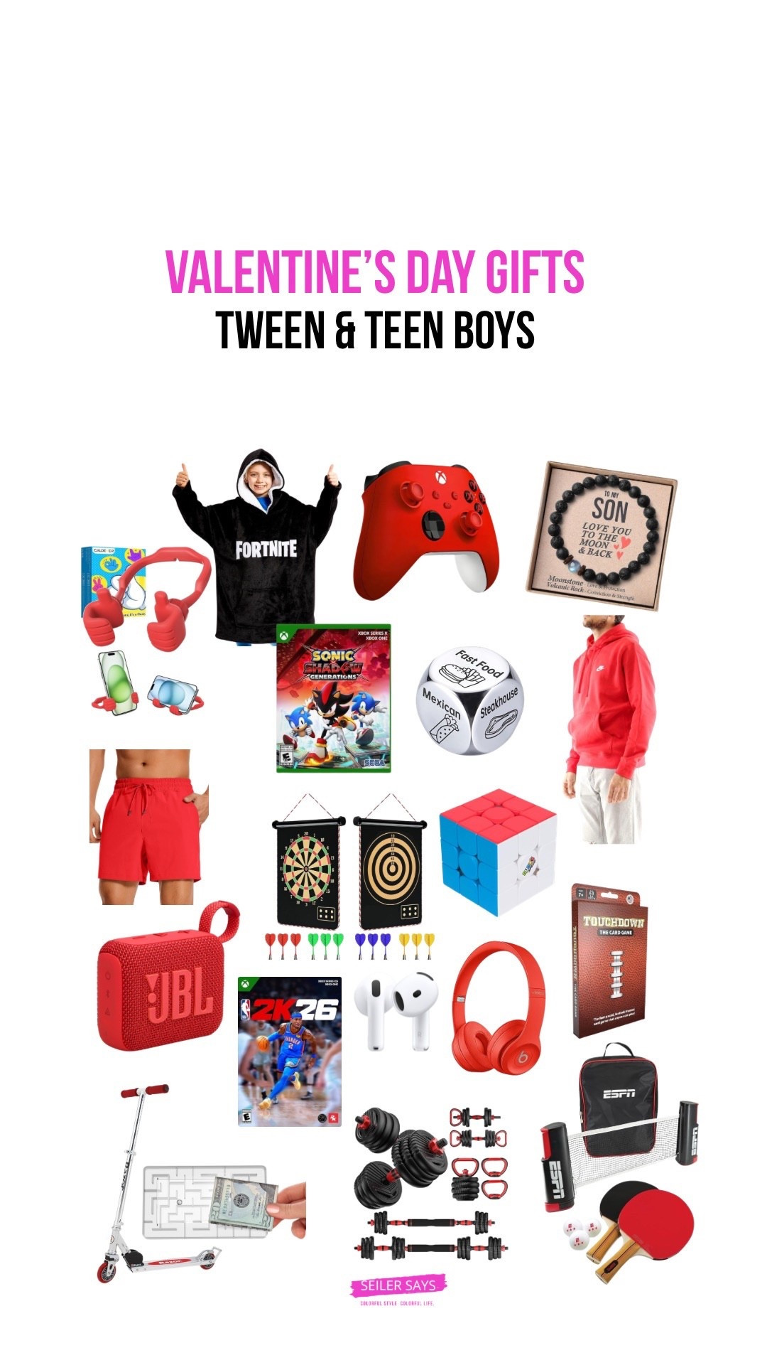 Valentine’s Day gift ideas for teen and tween boys, sons, and friends. All gifts are from Amazon!

#LTKKids #LTKSaleAlert #LTKValentine