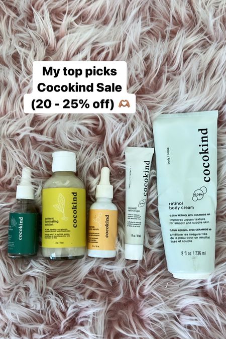 My brown girl must haves to check out for the cocokind sale! 

Discoloration serum is amazing for hyperpigmentation, melasma, redness, or dark spots MY HOLY GRAIL 

Turmeric illuminating solution is amazing for texture it’s also super gentle and sensitive skin friendly. Has turmeric in it to help with brightening too!

The ceramide barrier serum is amazing for dry skin and as a makeup prep!

The beginner retinol is AMAZING for anyone who has wrinkles, acne, texture but still has sensitive skin!

The retinol body lotion has become my favorite cause it’s fragrance free, HUGE, and left my skin so soft after 1 month of use 🫶🏽

#LTKbeauty #LTKU #LTKsalealert