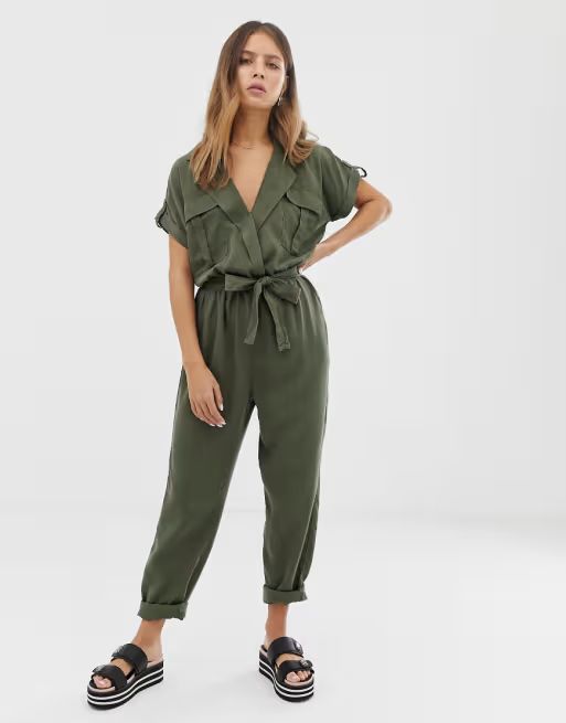 Noisy May tencel utility jumpsuit | ASOS ROW