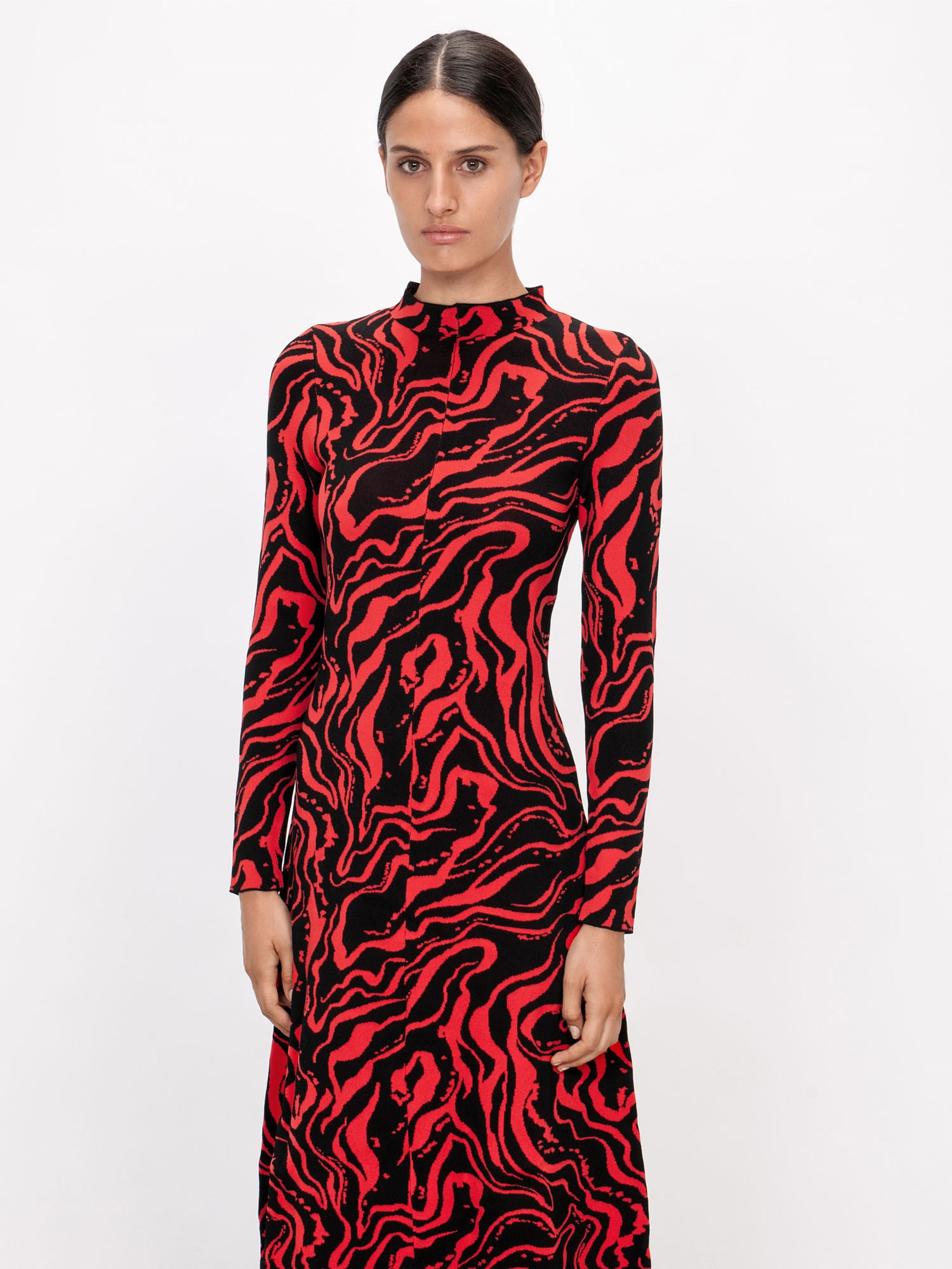 Marble Jacquard Dress | Veronika Maine