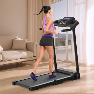 PAGED Treadmill with LED Display, Foldable Walking Pad Treadmill with 2.5HP Motor, Exercise Equipment for Home, Max 265 LBS Weight Capacity, Black | Target