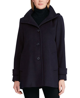 Women's Hooded A-Line Coat | Macy's