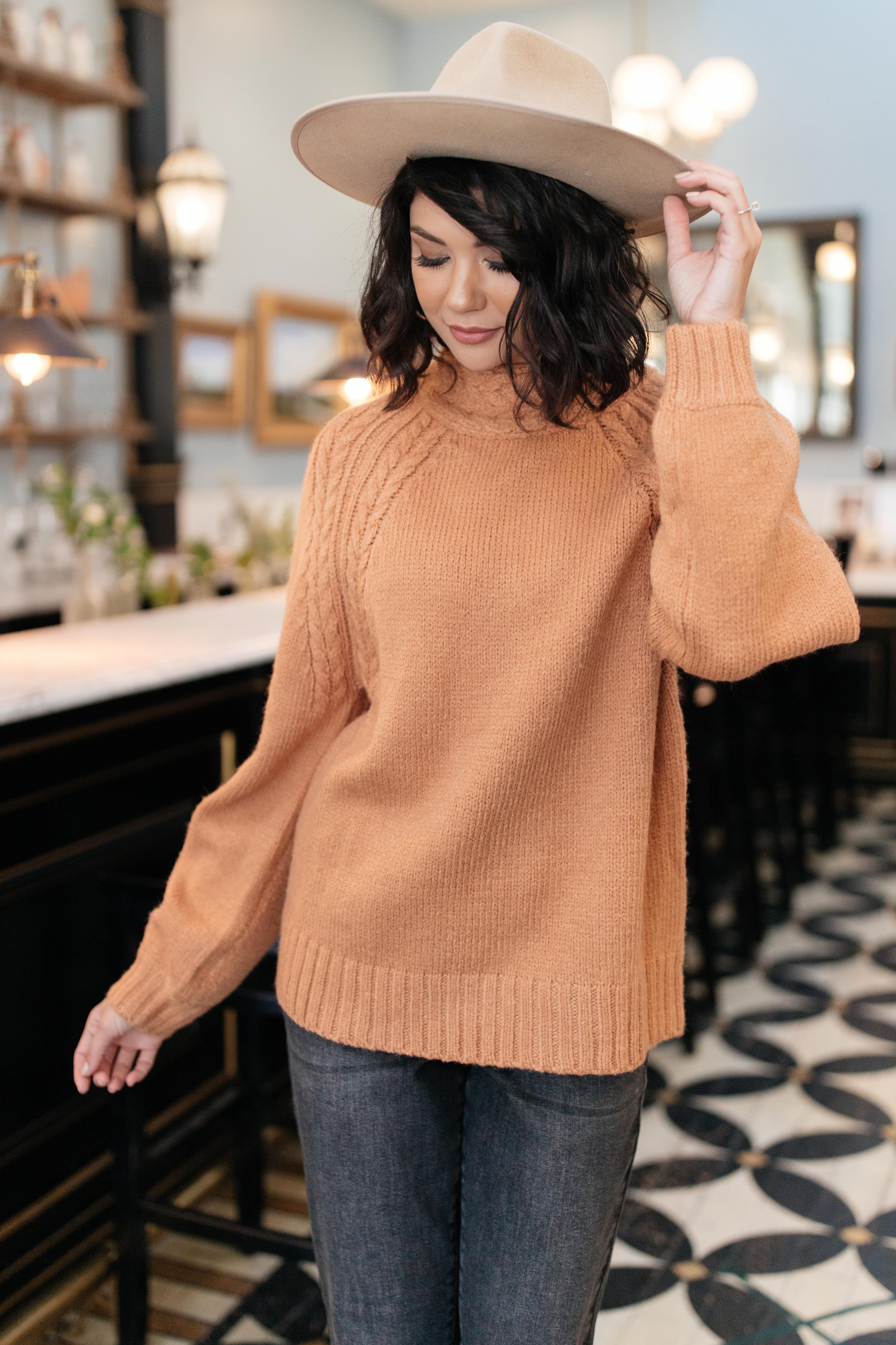 Tara Lynn's Boutique: Your Favorite Knit Sweater in Carrot | tara lynn's