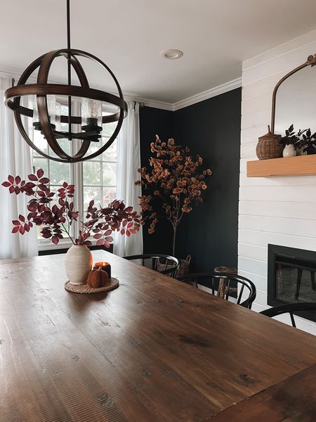 a simple Fall moment idea for a dining room: some faux Fall foliage and a dash of pumpkins 🙂🍂 see the blog, my LTK or comment FALL for the links 🤎 

Fall home decor, dining room, centerpiece, mantel, modern farmhouse, cozy home #falldecor #homedecor #centerpiece #fallcenterpiece #diningroomdecor 

#LTKSeasonal #LTKBacktoSchool #LTKhome
