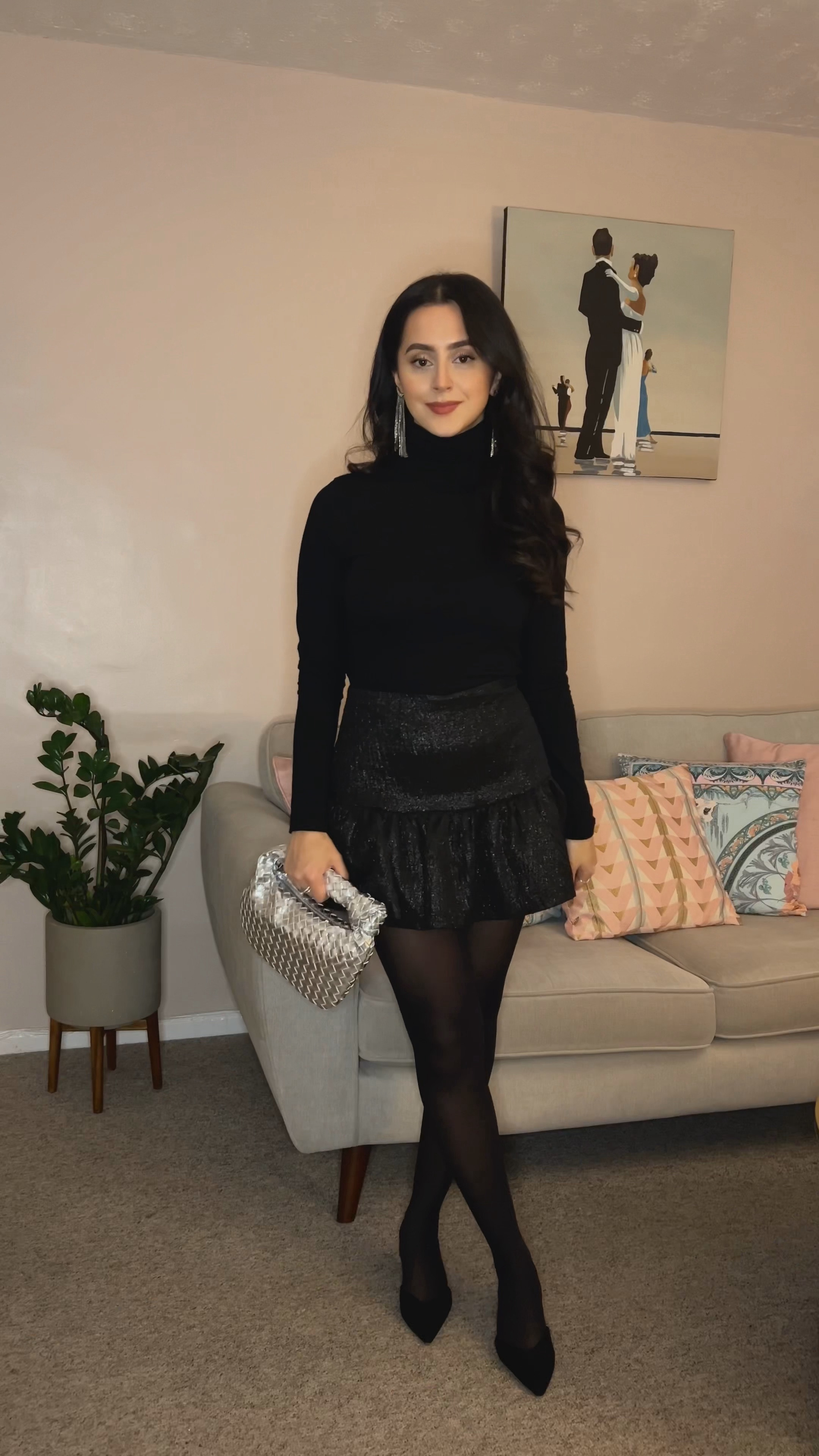 Skirt is Zara, linked everything else below 🖤

mock neck, roll neck, mini skirt, festive skirt, party skirt, jacquard skirt, sheer tights, occasion wear, party wear, party outfit, Christmas outfit, festive outfit, silver bag, Christmas skirt, black party outfit, kitten heels, festive wear, classic outfit, evening outfit 

#LTKHoliday #LTKparties #LTKstyletip