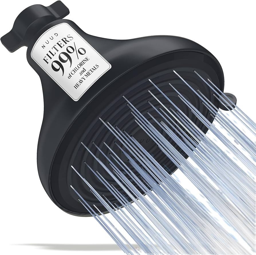 NUUD Filtered Shower Head - Removes Chlorine, Heavy Metals & Contaminants for Healthier Scalp, Sk... | Amazon (US)