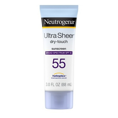 Neutrogena Ultra Sheer Dry Touch Sunscreen Lotion, SPF 55, 3oz | Target
