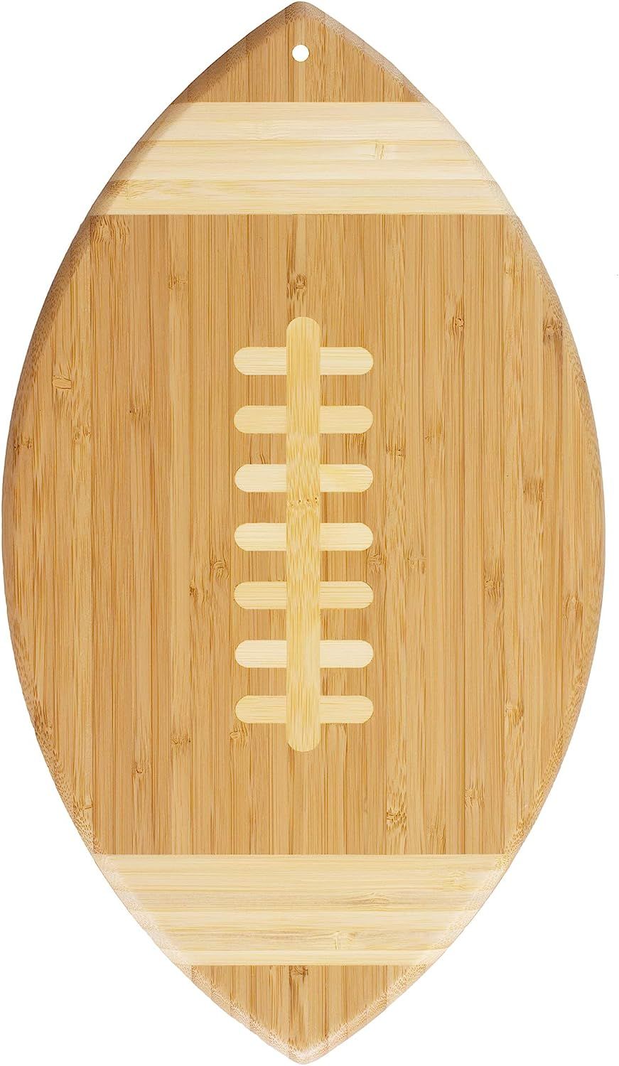 Totally Bamboo Football Shaped Bamboo Wood Cutting Board and Charcuterie Board, Great Gift for Fo... | Amazon (US)