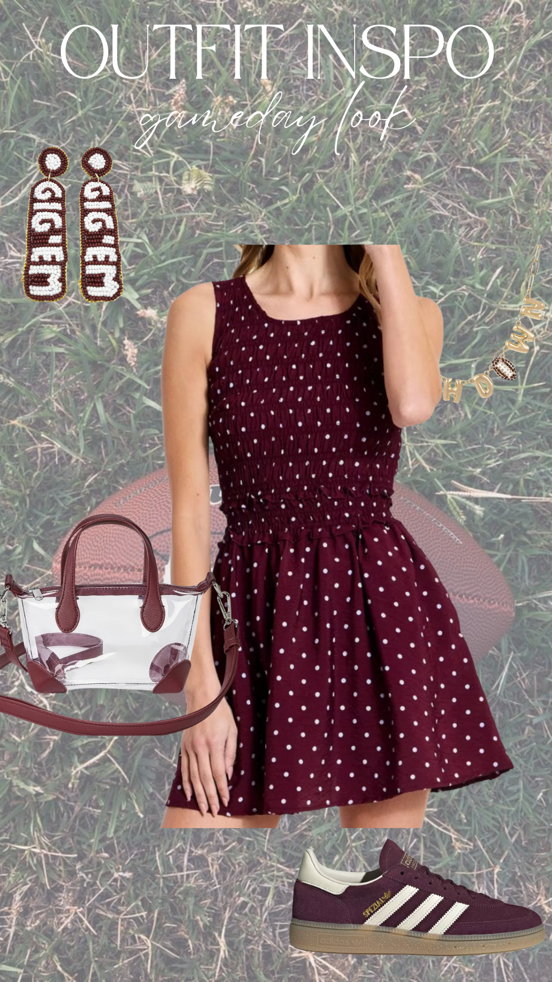 Texas A&M gameday look 

 #LTKgrwm #LTKootd #LTKSeasonal