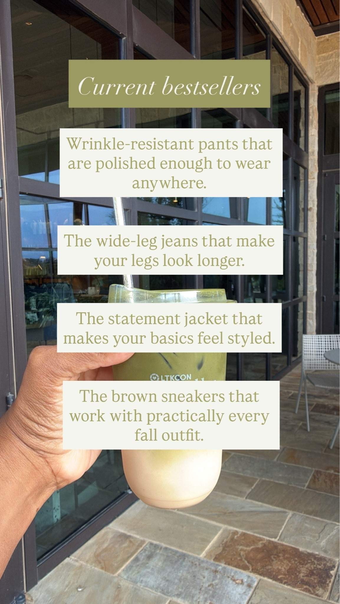 Size down in the sneakers by 1/2. Jeans and pants are a size small. Jacket is a small

#LTKgrwm #LTKootd #LTKOver40