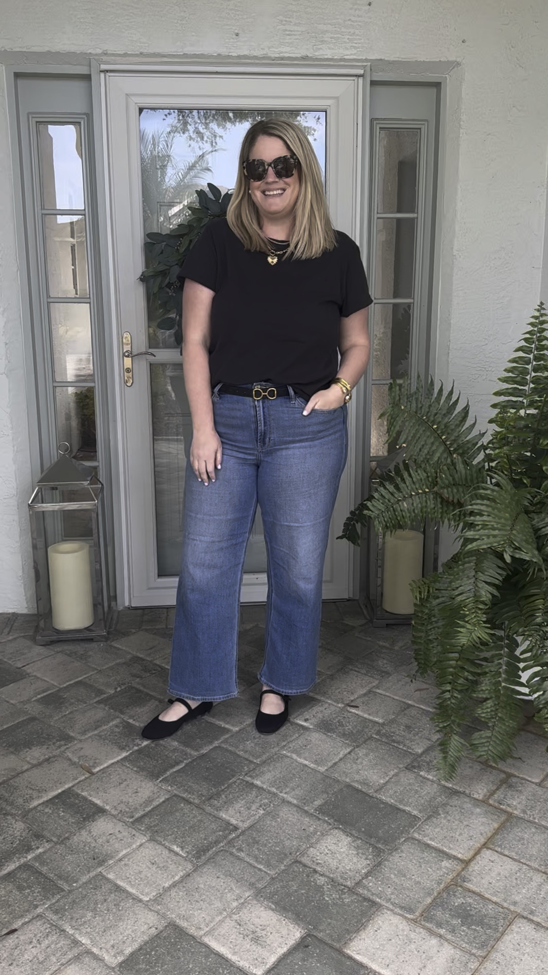 A simple upgraded jeans and tee! 

#LTKFindsUnder50 #LTKOver40 #LTKPlusSize