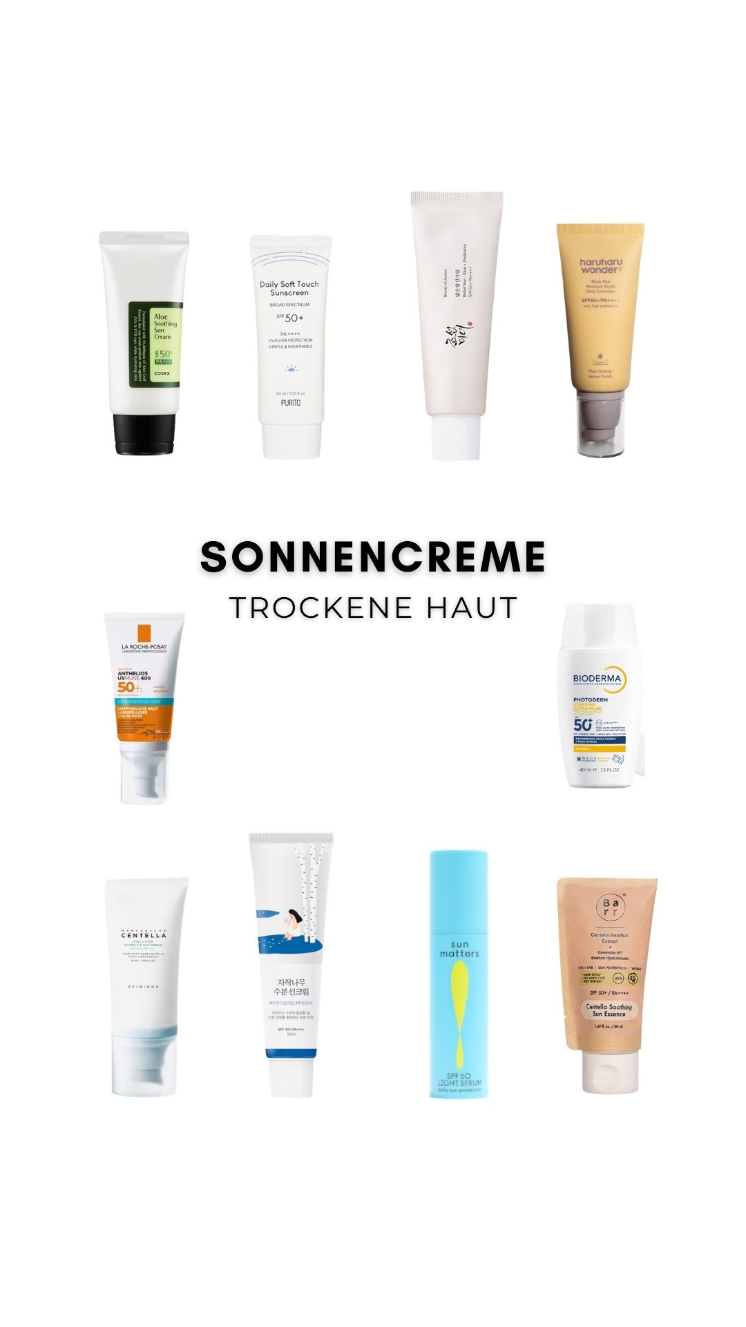 Sonnencremes für trockene Haut
.
Dieser Post wird laufend aktualisiert ✨


#LTKdeutschland