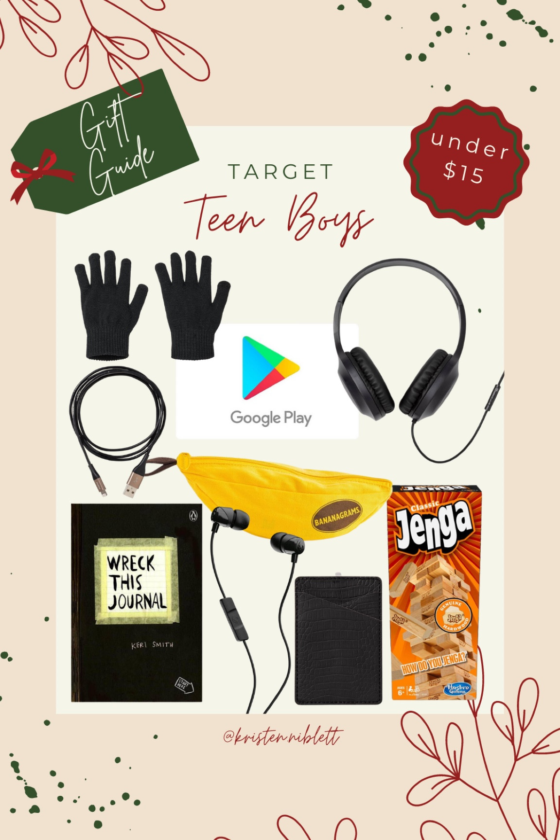 Teen boy gift guide // Target 

Gifts for boys. Gifts for teen boys. Boys stocking stuffers  

#LTKGiftGuide #LTKunder50 #LTKHoliday