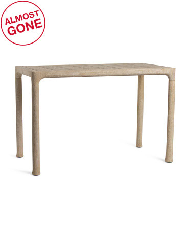 55in Siesta Key Outdoor Teak Dining Table | TJ Maxx