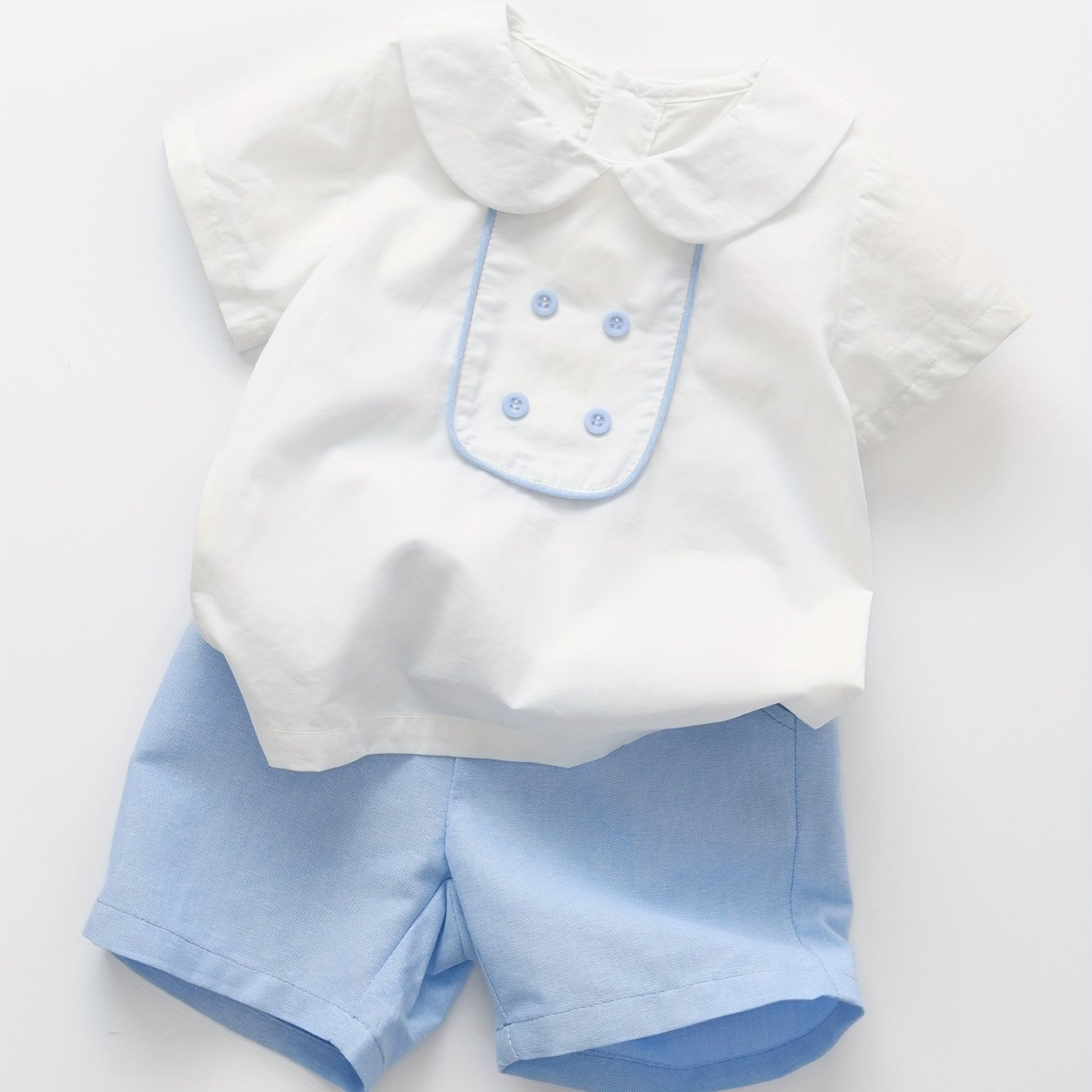 Pure Cotton Set Newborn Baby Girls Boys Summer Gentleman T - Temu | Temu Affiliate Program