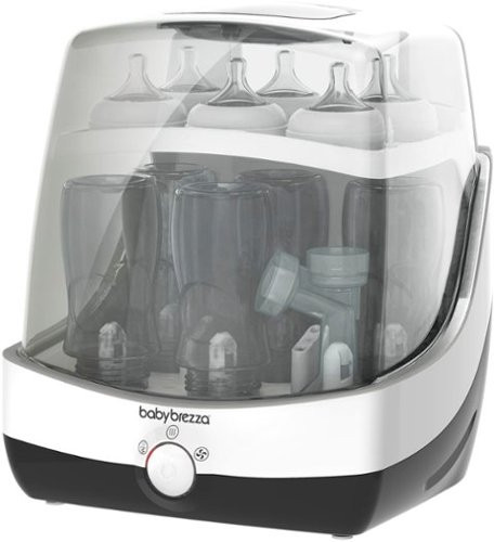 Baby Brezza - SuperFast Sterilizer Dryer - White/Black | Best Buy U.S.