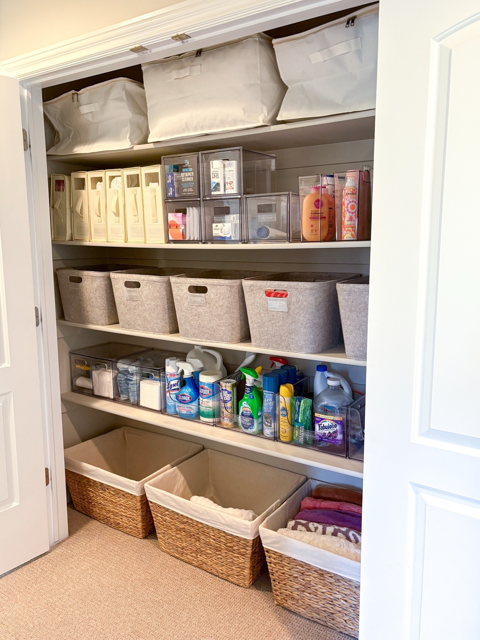 What linen closet dreams are made of! ✨