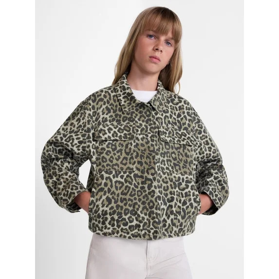 Weekend Academy Girls Denim Jacket, Sizes 4-18 | Walmart (US)