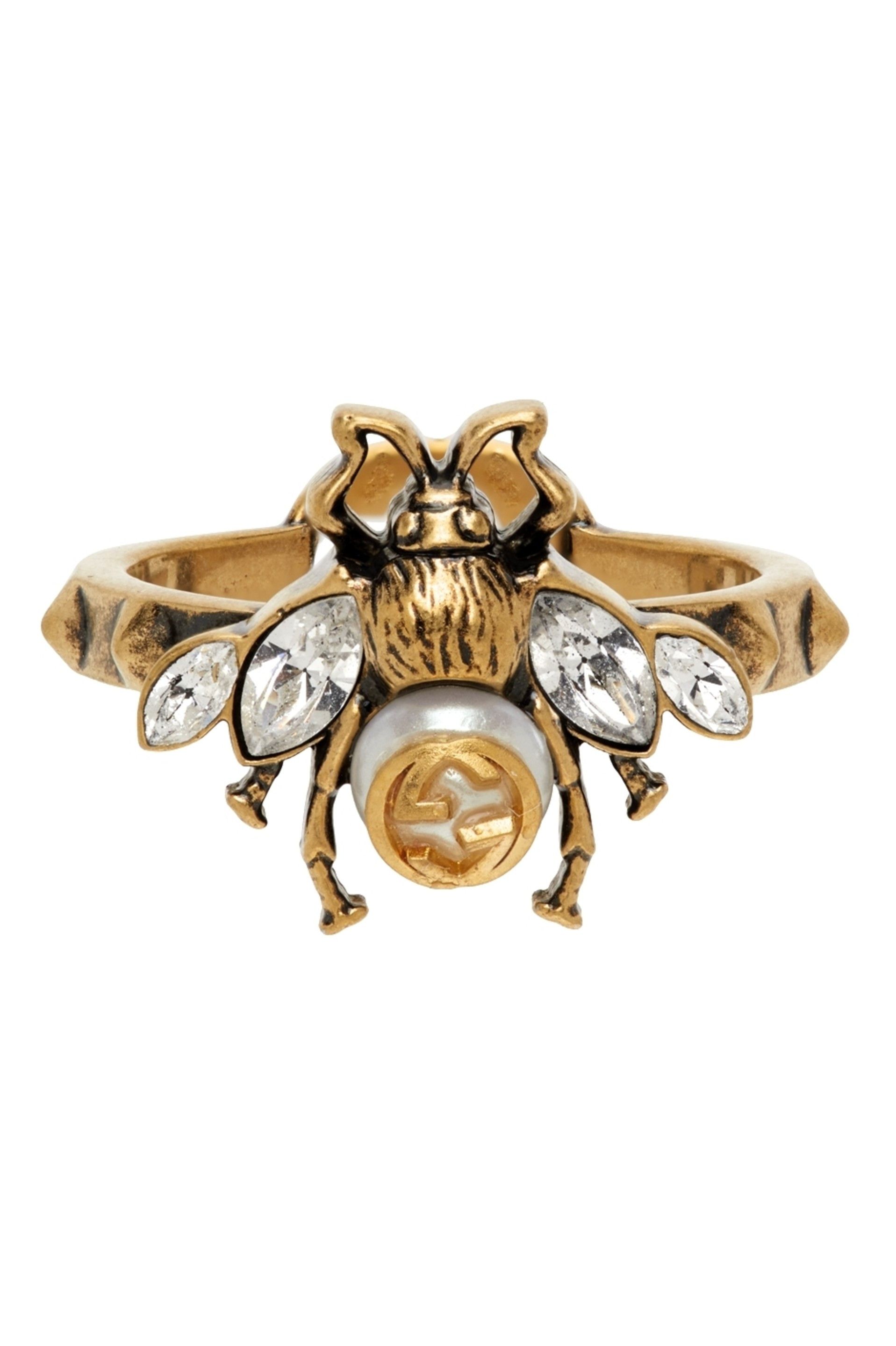 Gold Bee Ring | SSENSE