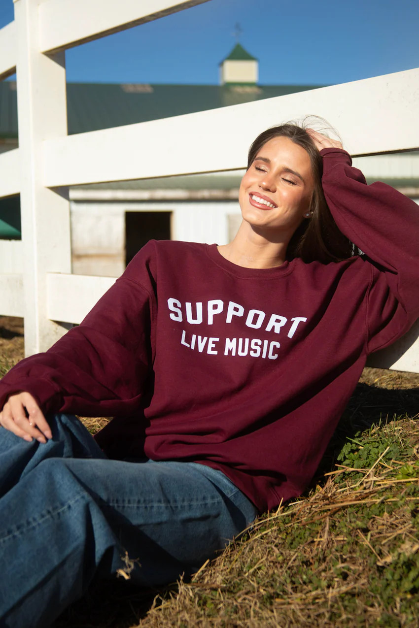 charlie southern: country music makes you live longer sweatshirt | RIFFRAFF