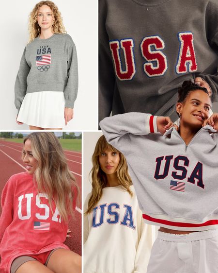 USA sweatshirts #USA #olympics #summer2024 #july4

#LTKFindsUnder100 #LTKOver40 #LTKFindsUnder50